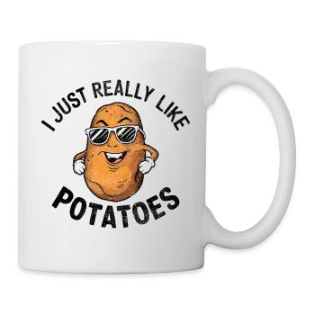 I Just Really Like Potatoes Funny - Mug - white - Right