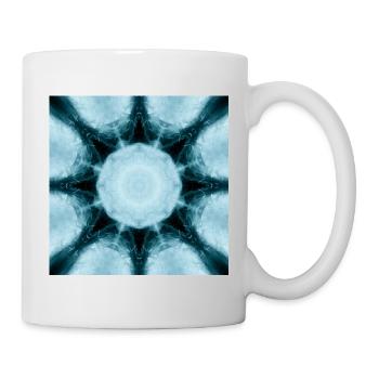 Icy Mandala Kaleidoscope - Mug - white - Right