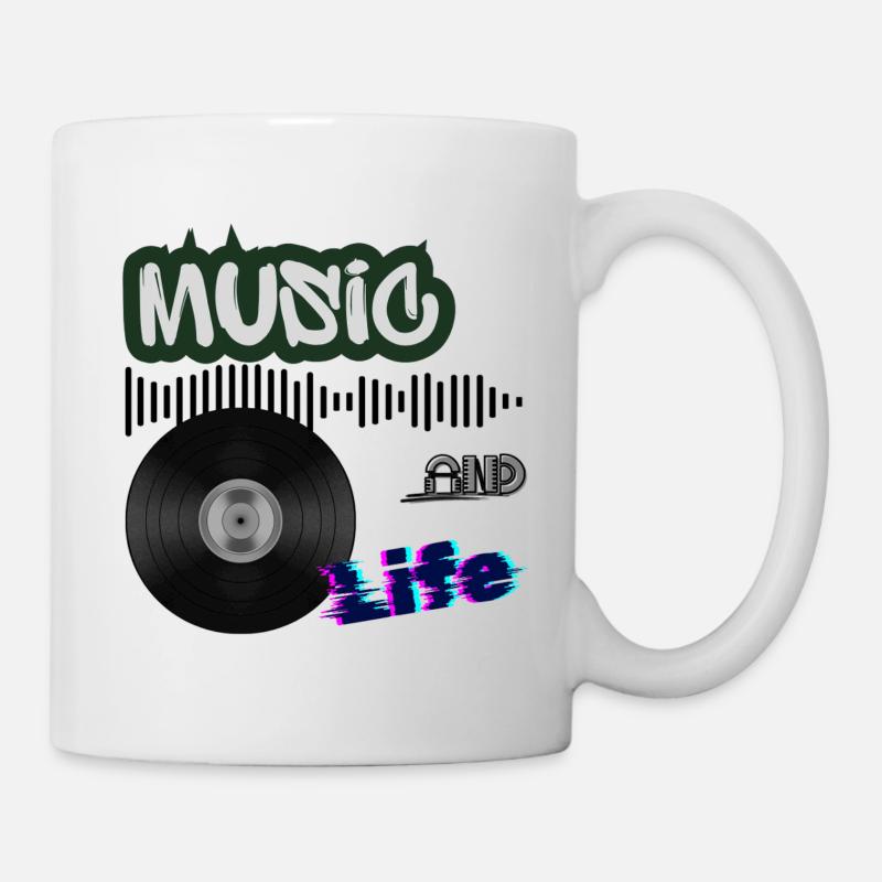 Musique et vie - Mug blanc - blanc
