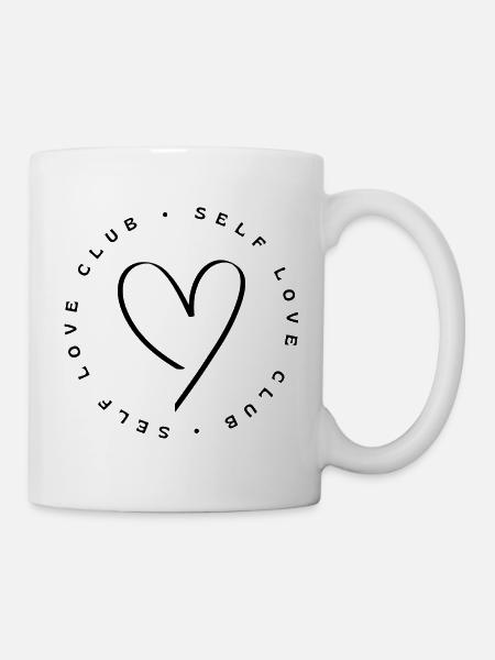 Self love club - Tasse - Weiß