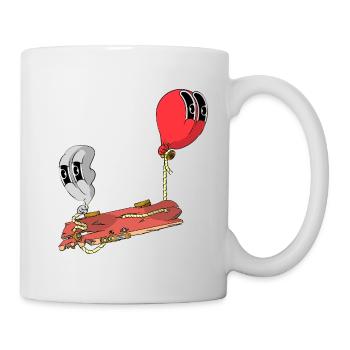 SCHWEBEN - Tasse - Weiß - Rechts