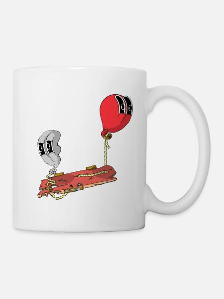 SCHWEBEN - Tasse - Weiß