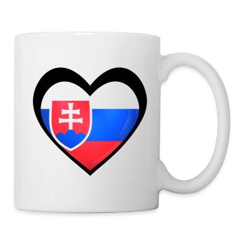 Čierne Srdce Slovensko - Mug blanc - blanc - Droite