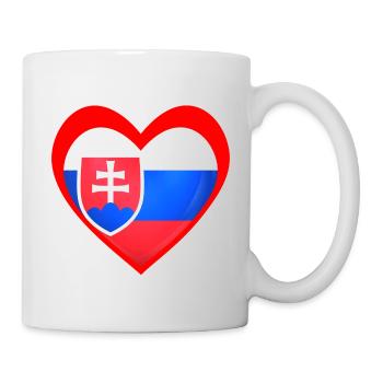 Červené Srdce Slovensko - Mug blanc - blanc - Droite