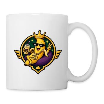 Königliche Banane mit Swag - Tasse - Weiß - Rechts