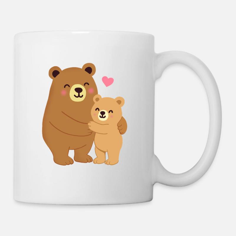 Bear hug - Mug - white