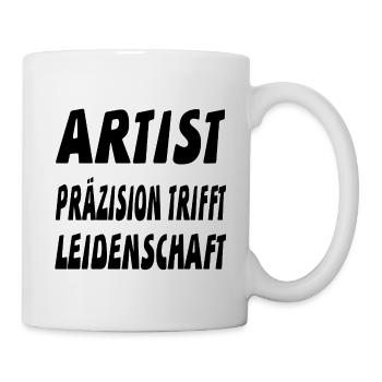 Artist - Tasse - Weiß - Rechts
