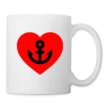 Voile - Mug blanc - blanc - Droite