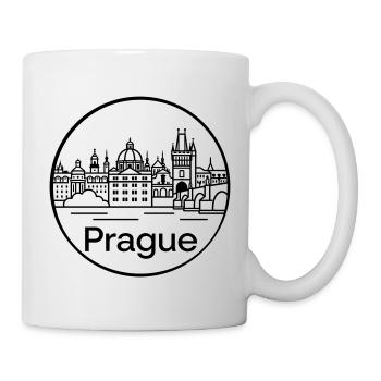 Prag - Tasse - Weiß - Rechts