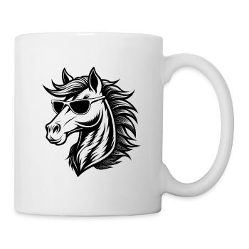Cool Horse Head - Mug - white - Right