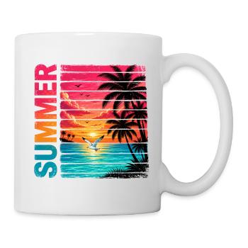 retro summer - Mug - white - Right