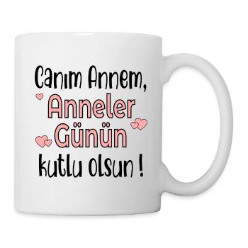 Türkische Mama Muttertag - Tasse - Weiß - Rechts