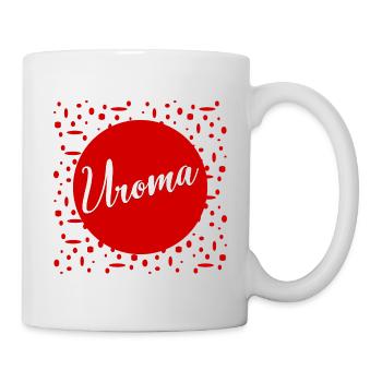 Baby Verkünden Uroma - Tasse - Weiß - Rechts