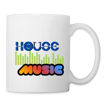 Musique House - Mug blanc - blanc - Droite