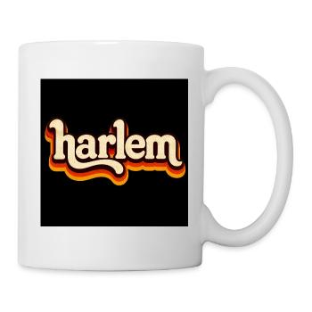 Harlem Retro Logo 70s - Mug - white - Right