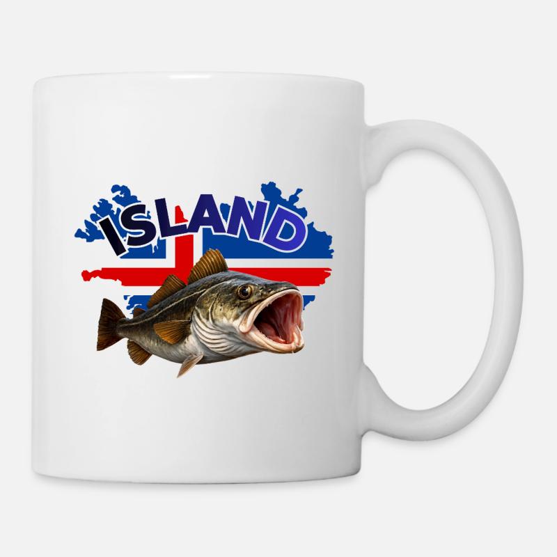 Iceland Cod Fishing - Mug - white