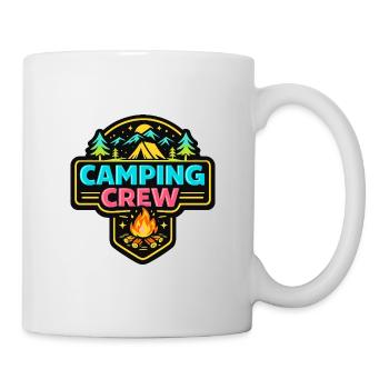 Camping Crew Neon Badge - Mug - white - Right