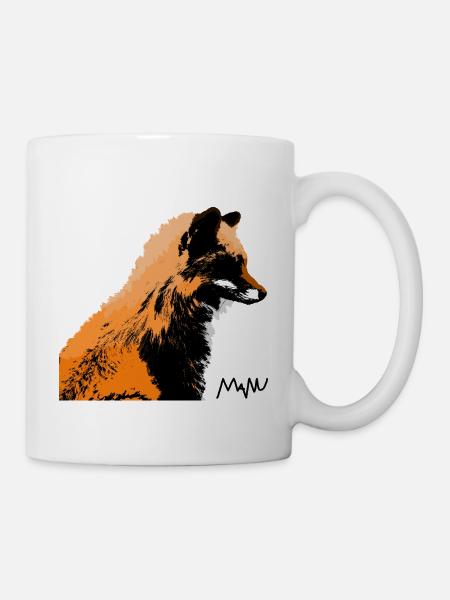 fox - Mug - white