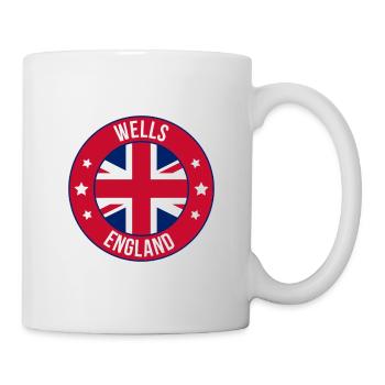 Wells England Circle Flag Badge - Mug - white - Right