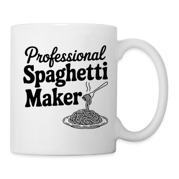 Professioneller Spaghetti-Hersteller - Tasse - Weiß - Rechts