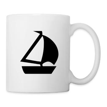 Voile - Mug blanc - blanc - Droite