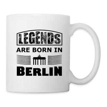 Die Berliner Legenden - Tasse - Weiß - Rechts