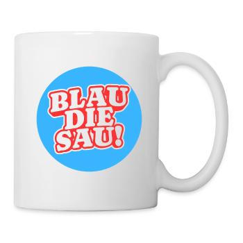 Blue The Sow Logo - Mug blanc - blanc - Droite