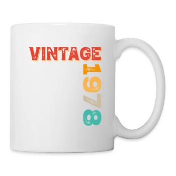Millésime 1978 - Mug blanc - blanc - Droite