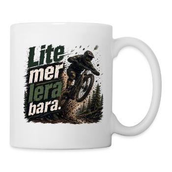 VTT Descente : Un peu plus de boue, c'est tout - Mug blanc - blanc - Droite