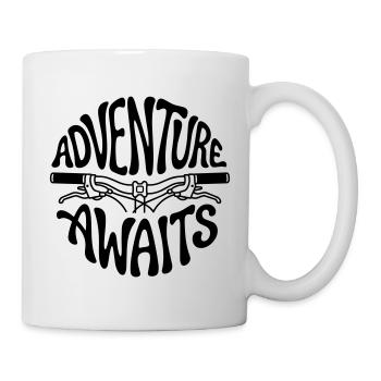 bicyclette - Mug blanc - blanc - Droite