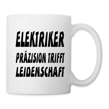 Elektriker - Tasse - Weiß - Rechts
