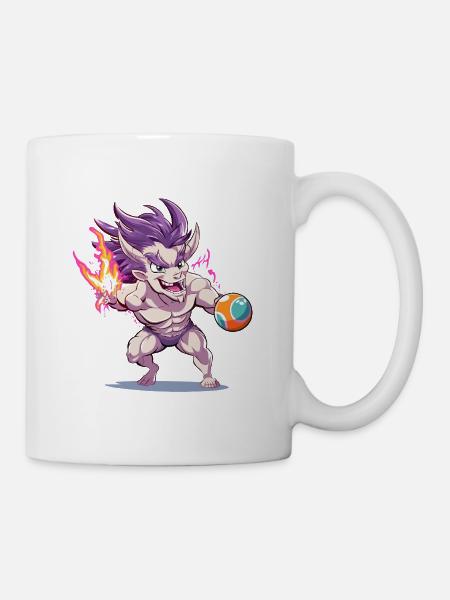 Flammenkobold Arena Held - Tasse - Weiß
