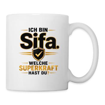 Ich bin Sifa – Welche Superkraft hast du? - Tasse - Weiß - Rechts