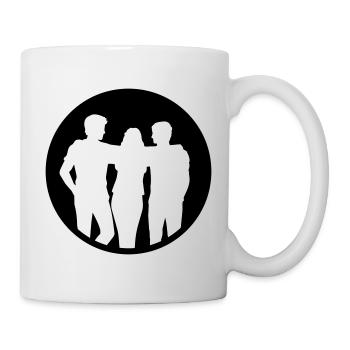 Menschen Gruppe Silhouette Freunde Team Zusammen - Tasse - Weiß - Rechts