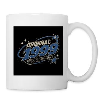 Original 1999 – Vintage Limited Edition Design - Tasse - Weiß - Rechts