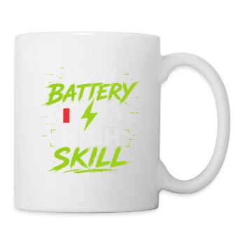 Low Battery High Skill - Mug - white - Right