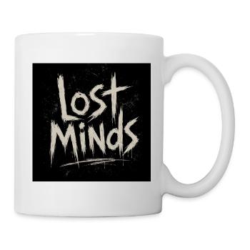 Lettrage grunge des Esprits Perdus - Mug blanc - blanc - Droite