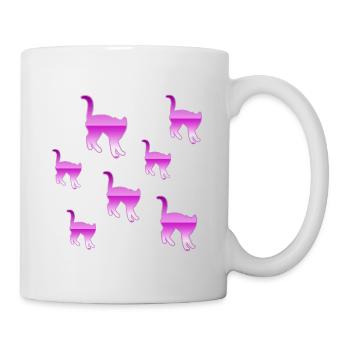 félin - Mug blanc - blanc - Droite