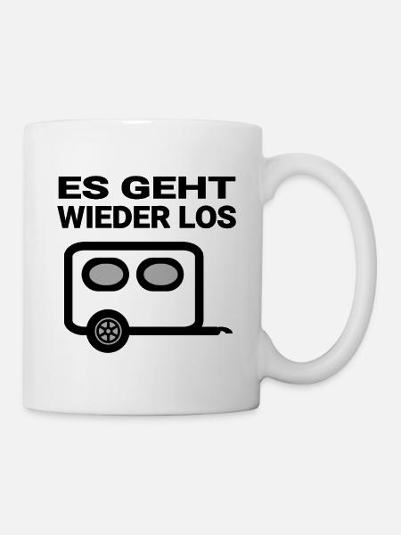 Camping - Tasse - Weiß