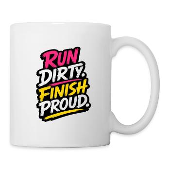 Run Dirty Finish Proud Running Odds - Mug - white - Right
