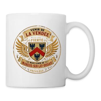 Fierté Vendée - Mareuil-sur-Lay-Dissais Privilège  - Mug blanc - blanc - Droite