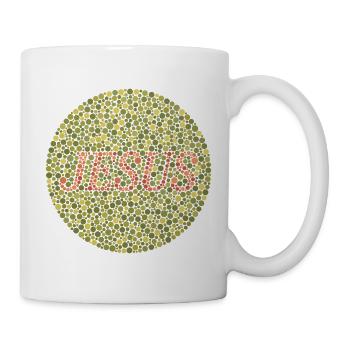 Jésus t’aime | Foi | Don - Mug blanc - blanc - Droite