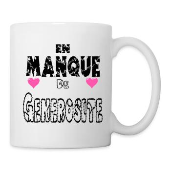 In Need of Generosity - Mug - white - Right