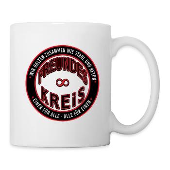 Cooler Freundeskreis- für immer und ewig - Tasse - Weiß - Rechts