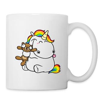 Cuddly Friend Unicorn Rainbow, unicorn - Mug - white - Right