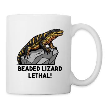 Einsiedler Braun Gefahr Dick Braun Schwarzer Einsiedler - Tasse - Weiß - Rechts