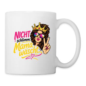 Nicht schlimm, Mama wäscht  - OCR Edition  - Tasse - Weiß - Rechts