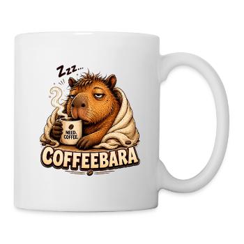 CoffeeBara Capybara - Tasse - Weiß - Rechts