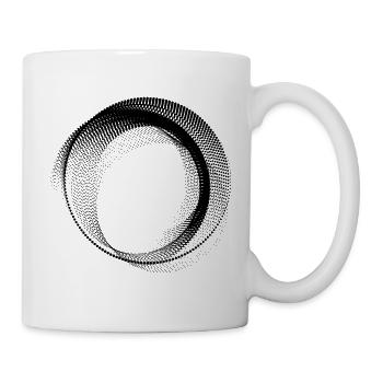 abstract circular shape - Mug - white - Right