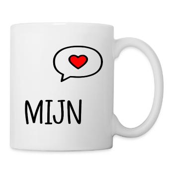 Relationship Heart - English My - Mug - white - Right
